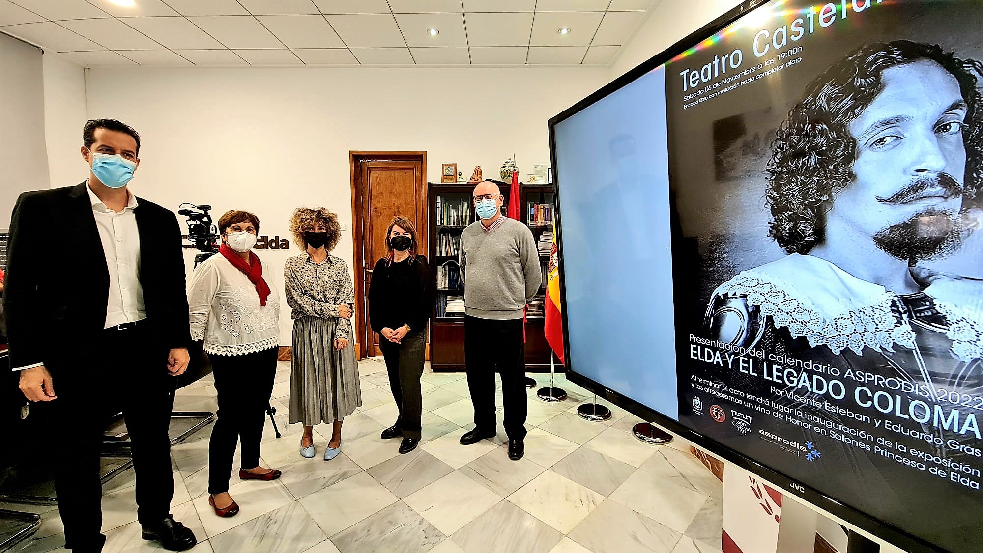 El legado de la familia Coloma y su influencia histórica en la ciudad protagonizan el calendario 2022 de Asprodis